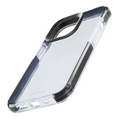 Cellularline Tetra Force Strong Guard - iPhone 15 Pro Custodia flessibile ultra-protettiva, anti-shock con tecnologia antibatterica Microban® integrata