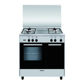 Glem Gas AR854GI cucina Elettrico/Gas Titanio