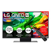 LG QNED evo AI 43QNED87A6D TV Serie QNED87 43'' 4K, α7 Gen8, HDR10, 20W, 3 HDMI con Game Optimizer, Smart TV WebOS 25