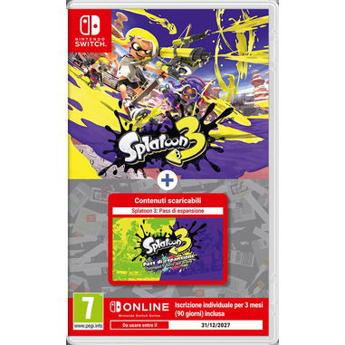 Splatoon 3 + pass di espansione + 3 mesi di NSO, Switch