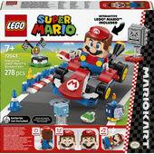 LEGO Super Mario Mario Kart 72043 - Interattivo e Kart Standard, Percorso di Gara con Macchina Giocattolo e 3 Figure, Regalo Bambini 7+
