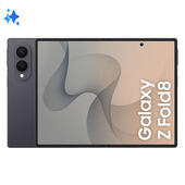 Samsung Galaxy Z Fold8, 512GB, Graphite, Nuovo formato, Rapporto Display Esterno 10:16 | Interno 4:3, Processore Potente, 4800 mAh, RAM 12GB, Camera 50MP, Now Nudge, Assistente Foto