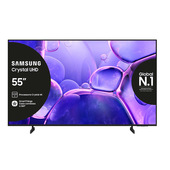 Samsung Crystal UHD 55" UE55U8000FUXZT 4K, Processore Crystal 4K, HDR, Smart Experience, OTS Lite & Adaptive Sound, Metal Stream Design, Smart TV, 2025