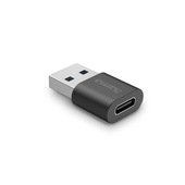Hama 00200357 adattatore per inversione del genere dei cavi USB-A USB-C Nero