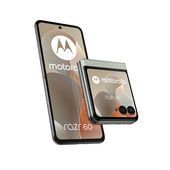 Motorola razr 60 con Moto AI (8/256 GB, 50MP OIS + 13MP, selfie 32MP, display esterno 3.63", interno 6.9" pOLED 120Hz, MediaTek Dimensity 25M, 4500mAh, 5G, Dual SIM, Android 15) PANTONE Lightest Sky