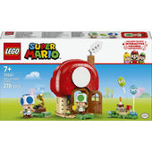 LEGO Super Mario 72041 Festa a Casa di Toad, Giocattolo con 2 Figure, Cucina, Camera, Tavolo da Picnic, Regalo per Bambini 7+