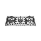 Bertazzoni La Germania P7101D9X/19 piano cottura Acciaio inossidabile Da incasso 75 cm Gas 5 Fornello(i)