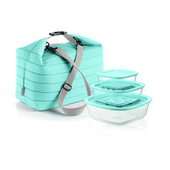 Fratelli Guzzini On the Go borsa termica Blu, Trasparente, Bianco