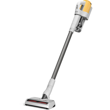 Miele Duoflex HX1 Aspirapolvere a bastone 2 in 1 Batteria Secco Filtro igienico Senza sacchetto Bianco, Giallo 2,5 Ah