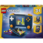 LEGO Creator 31380 3in1 Console di Gioco Retrò, Giocattolo Trasformabile in Cabinato Arcade o Computer, Regalo per Gamer 8+