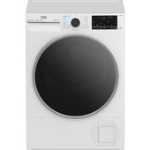 Beko BT96DBS Asciugatrice 9kg, Classe A, Linea Estetica Beyond, motore inverter, Display digitale XL, colore Bianco, oblò Nero, WIFI
