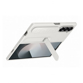 Samsung Galaxy Z Fold6 Silicone Grip Case with Stand Bianca