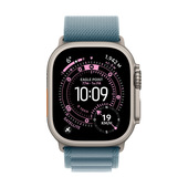 Apple Alpine Loop blu chiaro (49 mm) - Small - Titanio nero