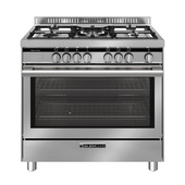 Glem Gas ST965MI cucina Elettrico Cromo, Acciaio inox