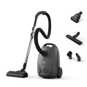 AEG AB51A3DG, Aspirapolvere Con Sacco, 650W, Filtro Hepa, Bocchetta Allfloor/2-In-1/Per Mobili, Tubo Telescopico, Grigio Scuro