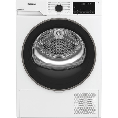 Hotpoint Ariston HPT 93D BS IT, Capacità 9kg, classe D, EasyIron, Slim, PetHair Removal | Profondità mobile 46 cm