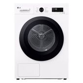 LG RNX1009NWK asciugatrice Libera installazione Caricamento frontale 9 kg Bianco
