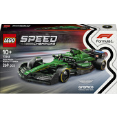 LEGO Speed Champions 77245 Auto da Corsa Aston Martin Aramco F1 AMR24 Macchina Giocattolo da Collezione con Pilota, Bambini10+