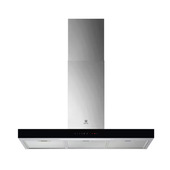 Electrolux LFT829X Cappa aspirante a parete Nero, Acciaio inox A 730 m³/h