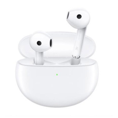 OPPO Enco Air2 Auricolari True Wireless, 24h di Autonomia, Ricarica Rapida, Bluetooth 5.2, Raggio 10m, Controlli Touch, Cancellazione del rumore I.A., Android e iOS, IPX4, Bianco [Versione Italiana]