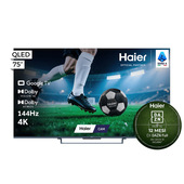 Haier TV QLED 75" H75S90GUX, 4K, UltraSense AI, Gaming 240Hz, Google TV, Dolby Vision IQ, HDR10+, KEF Sound, Dolby Atmos