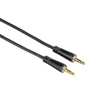 Hama Cavo Jack 3.5 mm M/Jack 3.5 mm M, 3 metri, connettori dorati, nero, 3 stelle