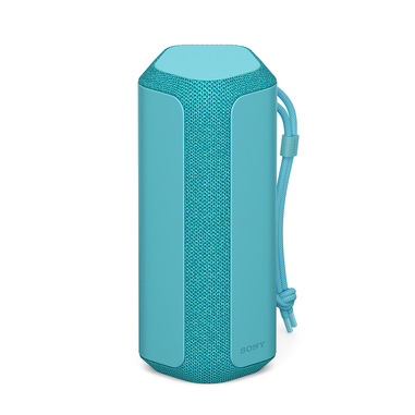 Sony SRS-XE200 - Speaker portatile Bluetooth wireless con campo sonoro ampio e cinturino da polso - impermeabile, antiurto, durata della batteria 16 ore e funzione Ricarica Rapida - Blu