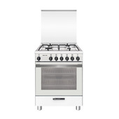 Glem Gas SA664VWH cucina A Bianco