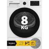 Whirlpool C WD R48M WBS IT, Capacità 8kg, classe C, colore White, Display digitale XL, Wi-Fi, IronTouch