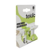 IOPLEE  AA HR6 confezione 2 Pile stilo ricaricabili 2600mAh