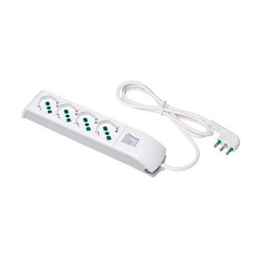 FANTON 410100 prolunghe e multiple 1,5 m 4 presa(e) AC Interno Bianco