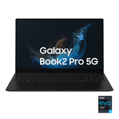 Samsung Galaxy Book Galaxy Book2 Pro 5G Laptop, Processore Intel Core i5 di dodicesima generazione, 15.6 Pollici, Windows 11 Home, 8GB RAM, SSD 256GB, Colore Graphite