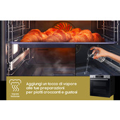 Samsung NV7B45403BS Forno ad incasso Dual Cook Flex™ Serie 4 76 L A+ Inox