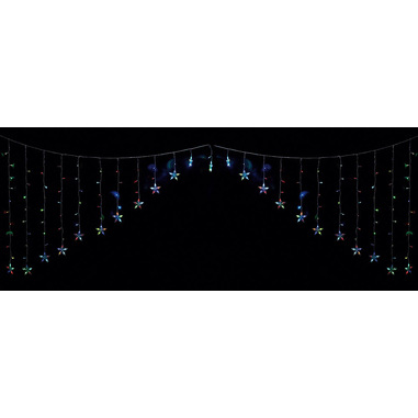 Regalo Tenda ad arco con stelle in plastica 215 LED RGB da interno/esterno