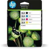 HP Confezione da 4 cartucce originali di inchiostro nero/ciano/magenta/giallo 364