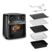 Moulinex Easy Fry Multifunction Forno Friggitrice ad Aria 15L, 9 Funzioni di Cottura, Doppia Resistenza, 3 Livelli di Cottura AL5558F0