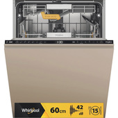 Whirlpool Lavastoviglie Maxispace BI 60 cm, classe A-10%, 15 coperti, Cerniere sliding