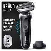 Braun Series 7 71-N1200s Rasoio Elettrico Con Rifinitore Di Precisione, Nero