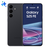 Samsung Galaxy S25 FE, Smartphone AI, Display Dynamic AMOLED 2X 6.7'', Fotocamera 50MP, 8GB RAM, 256GB, Batteria 4.900 mAh, Jetblack