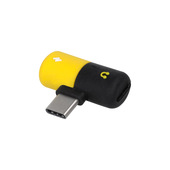 Area ADCTYCAUXYK adattatore per inversione del genere dei cavi USB Type C USB Type C/3.5 mm Nero, Giallo