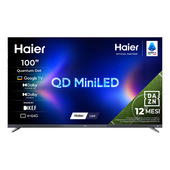 Haier M96 Series TV QD-Mini LED 100" H100M96FUX, UltraSense AI, Dolby Atmos, Google TV, Dolby Vision IQ, KEF Sound, Gaming 240Hz