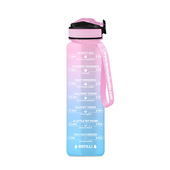 The Steel Bottle MWB1L#6IP borraccia Uso quotidiano 1000 ml Tritan Blu, Rosa