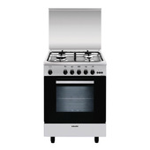 Glem Gas A654VI cucina Elettrico/Gas Acciaio inox