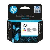 HP Cartuccia originale inchiostro tricromia 22