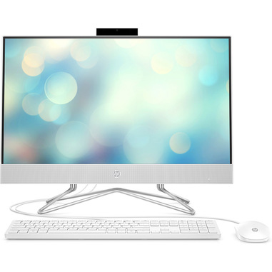 HP 24 -df1039nl Intel® Core™ i3 i3-1125G4 60,5 cm (23.8") 1920 x 1080 Pixel PC All-in-one 8 GB DDR4-SDRAM 512 GB SSD Windows 11 Home Wi-Fi 5 (802.11ac) Bianco