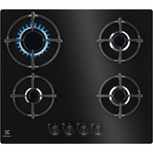 Electrolux Piano cottura Serie 600 Gas on Glass 60cm