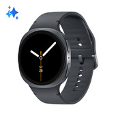 Samsung Galaxy Watch8 (Dark Gray, BT, 40mm) Smartwatch Galaxy AI, allenatore personale, design resistente agli urti, processore 3nm, monitoraggio attività fisica e sonno, One UI 8