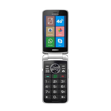 Brondi Boss 4G 8,89 cm (3.5") Bianco Telefono cellulare basico