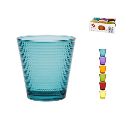 Pasabahce Confezioni 6 bicchieri Generation colori assortiti 250 ml
