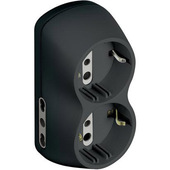 bticino S3614G adattatore per presa di corrente Antracite